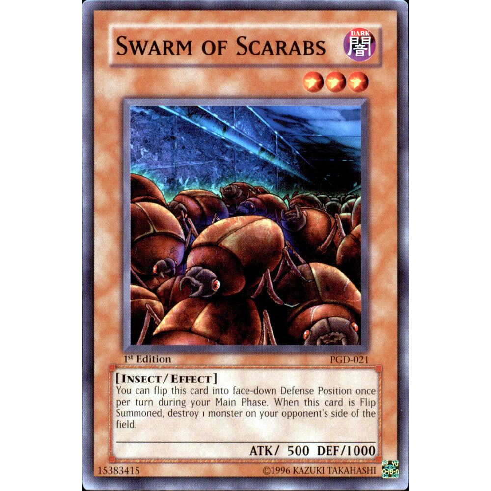 Swarm of Scarabs PGD-021 Yu-Gi-Oh! Card from the Pharaonic Guardian Set