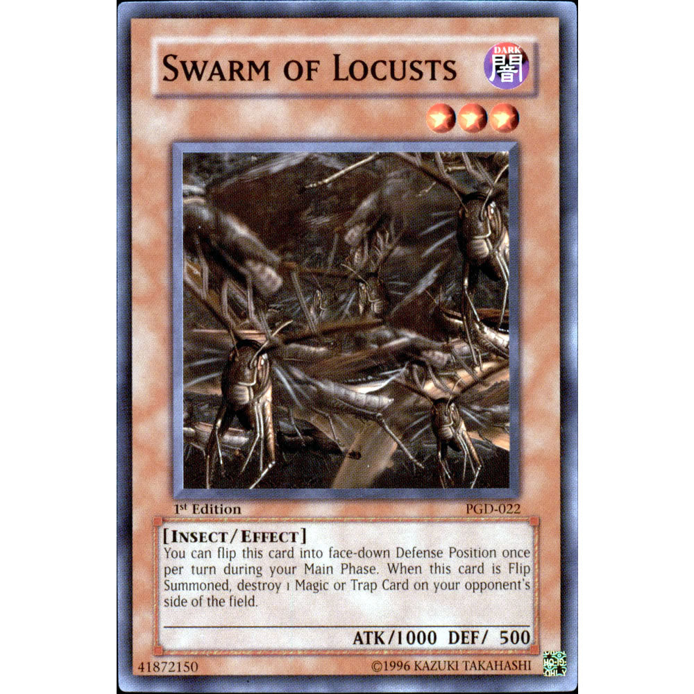 Swarm of Locusts PGD-022 Yu-Gi-Oh! Card from the Pharaonic Guardian Set