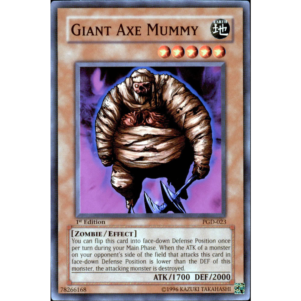 Giant Axe Mummy PGD-023 Yu-Gi-Oh! Card from the Pharaonic Guardian Set