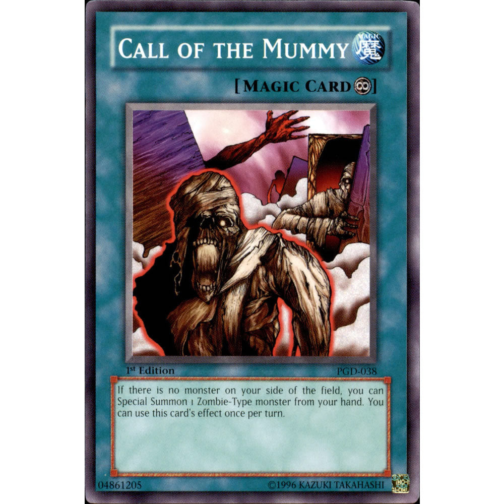 Call of the Mummy PGD-038 Yu-Gi-Oh! Card from the Pharaonic Guardian Set