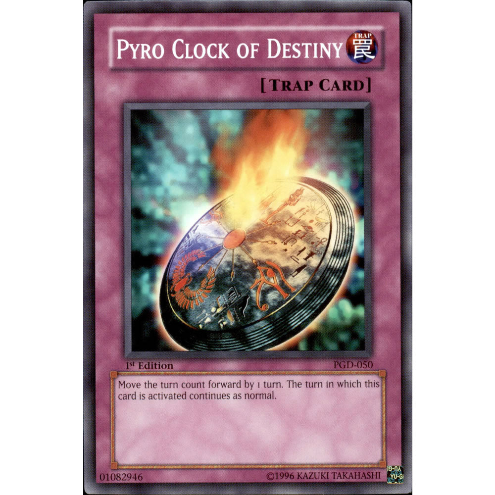 Pyro Clock of Destiny PGD-050 Yu-Gi-Oh! Card from the Pharaonic Guardian Set