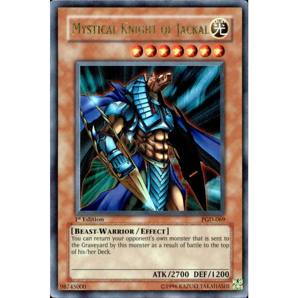 Mystical Knight of Jackal PGD-069 Yu-Gi-Oh! Card from the Pharaonic Guardian Set