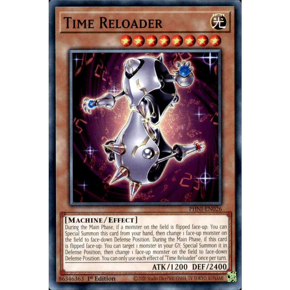 Time Reloader PHNI-EN026 Yu-Gi-Oh! Card from the Phantom Nightmare Set