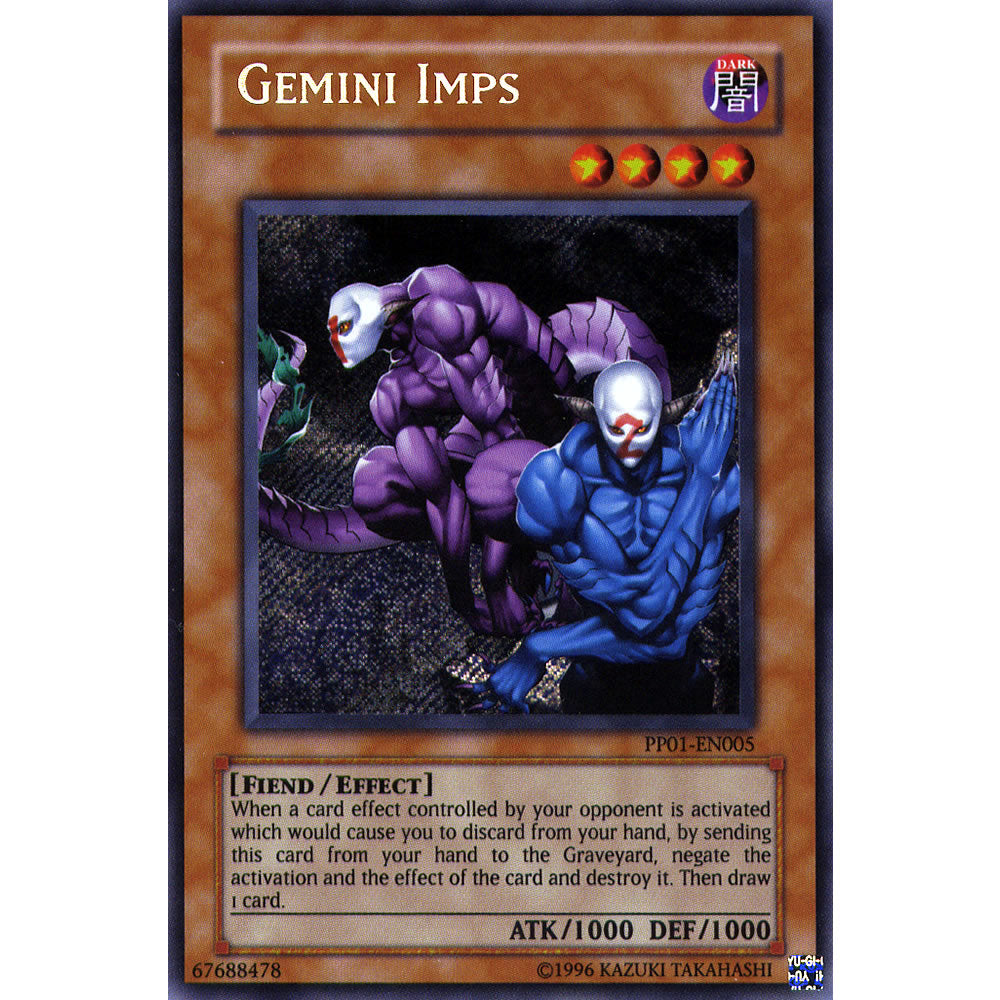 Gemini Imps PP01-EN005 Yu-Gi-Oh! Card from the Premium Pack 1 Set