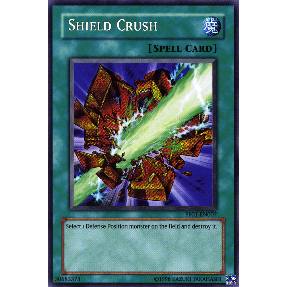 Shield Crush PP01-EN007 Yu-Gi-Oh! Card from the Premium Pack 1 Set