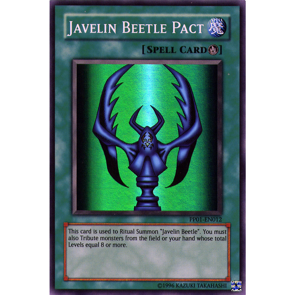 Javelin Beetle Pact PP01-EN012 Yu-Gi-Oh! Card from the Premium Pack 1 Set