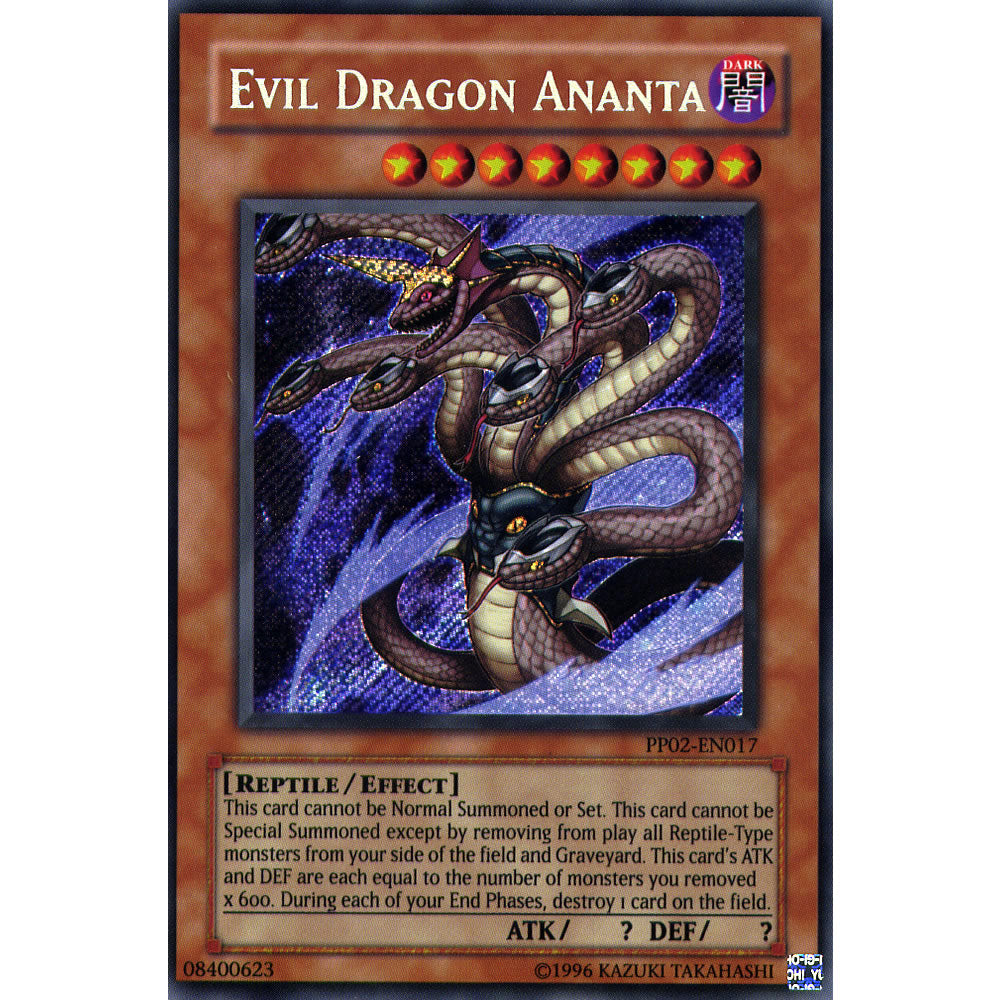 Evil Dragon Ananta PP02-EN017 Yu-Gi-Oh! Card from the Premium Pack 2 Set