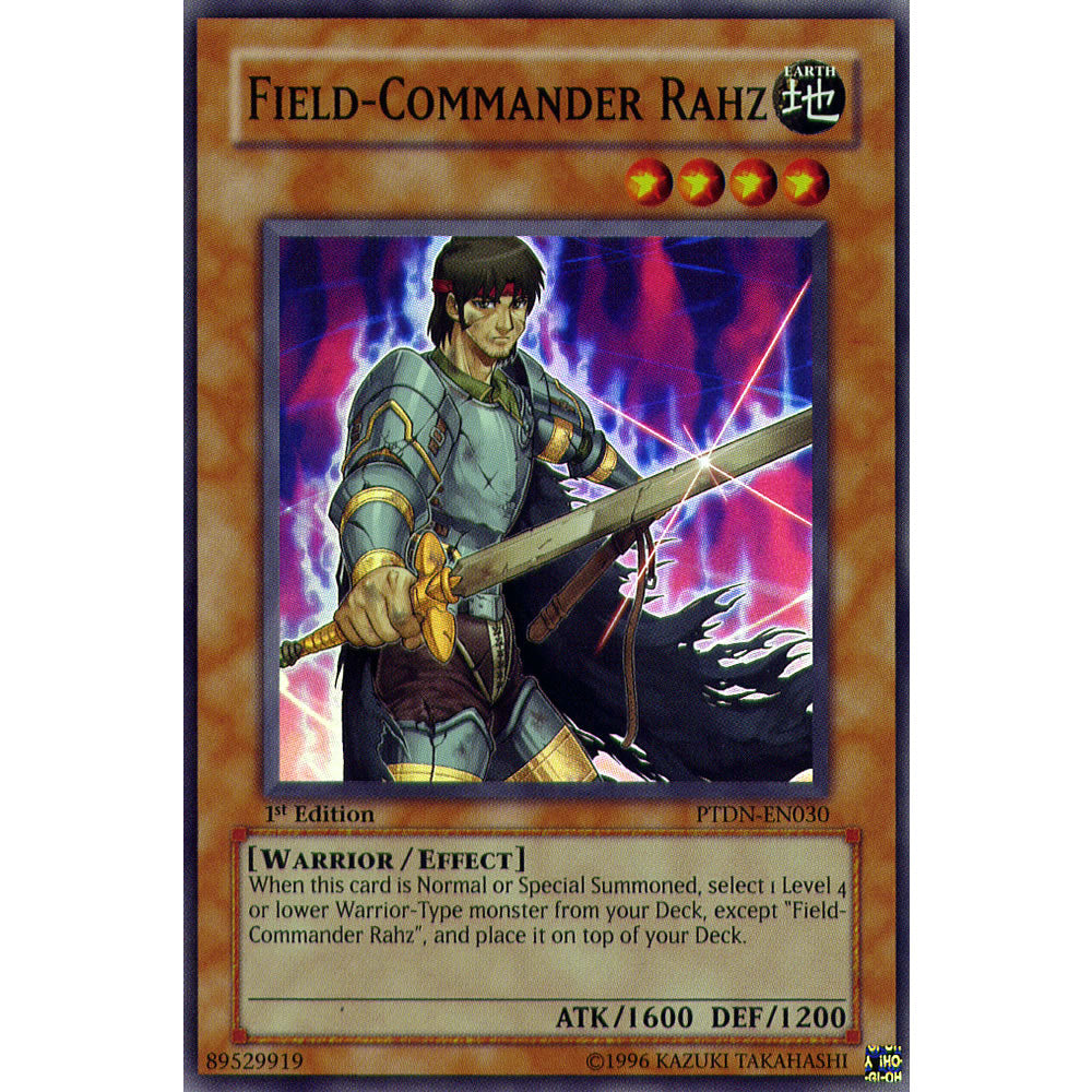 Field-Commander Rahz PTDN-EN030 Yu-Gi-Oh! Card from the Phantom Darkness Set