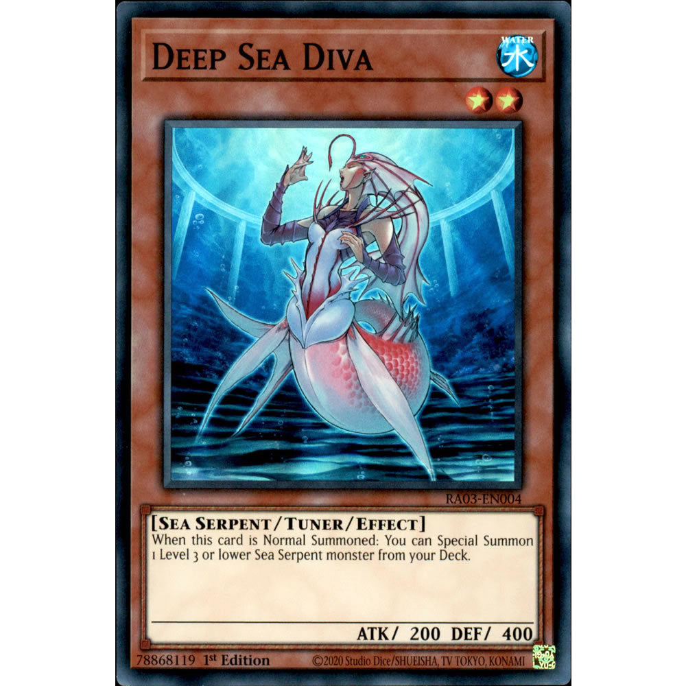 Deep Sea Diva RA03-EN004 Yu-Gi-Oh! Card from the Quarter Century Bonanza Set