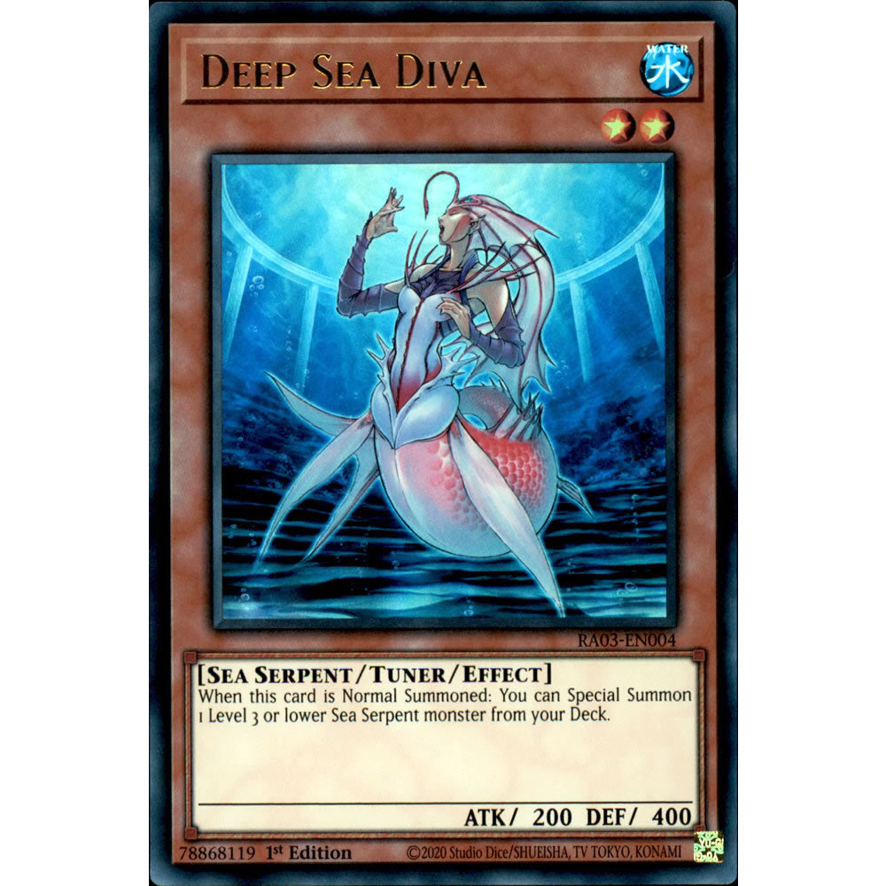 Deep Sea Diva RA03-EN004 Yu-Gi-Oh! Card from the Quarter Century Bonanza Set