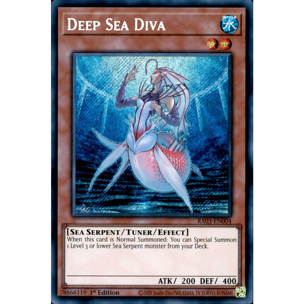 Deep Sea Diva RA03-EN004 Yu-Gi-Oh! Card from the Quarter Century Bonanza Set