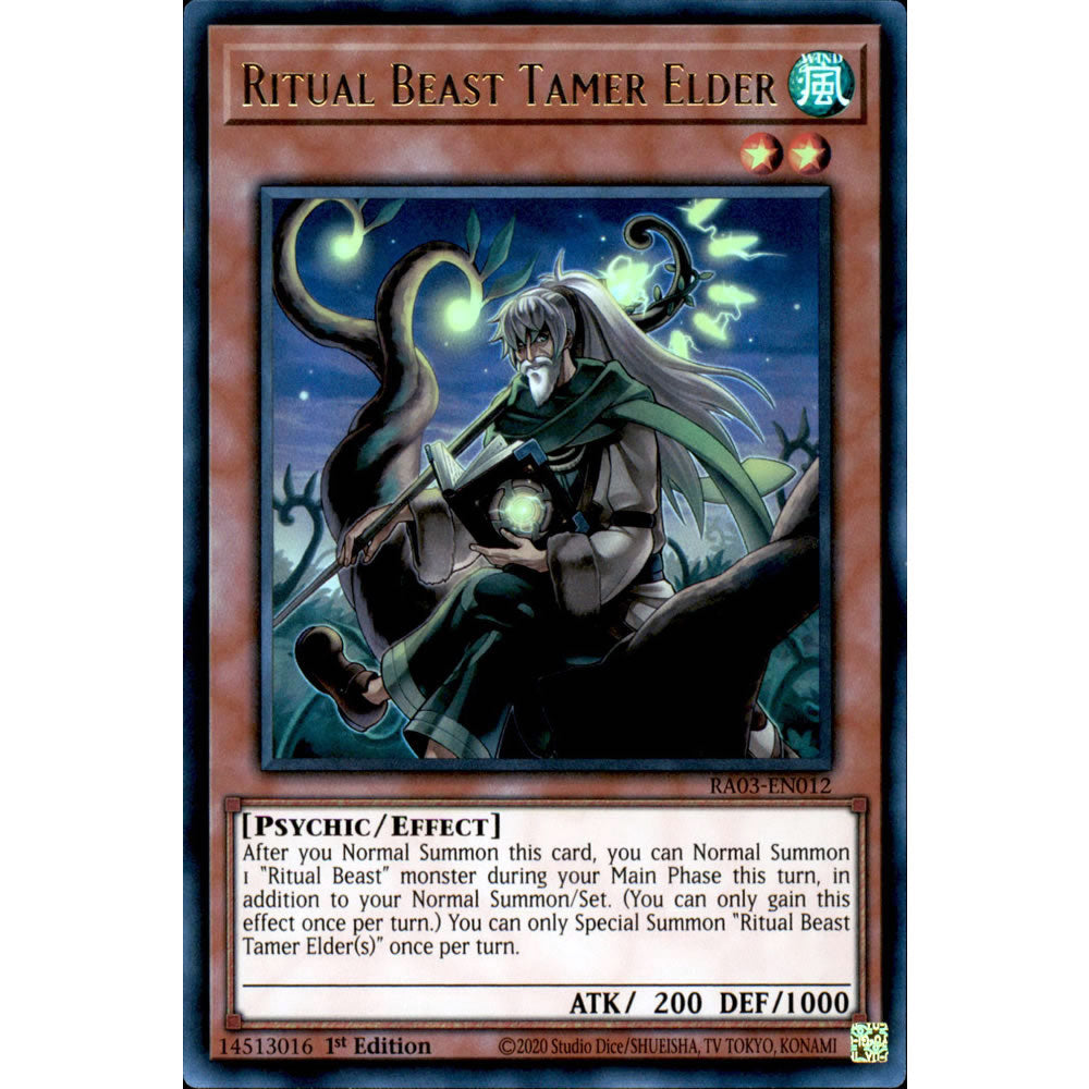 Ritual Beast Tamer Elder RA03-EN012 Yu-Gi-Oh! Card from the Quarter Century Bonanza Set