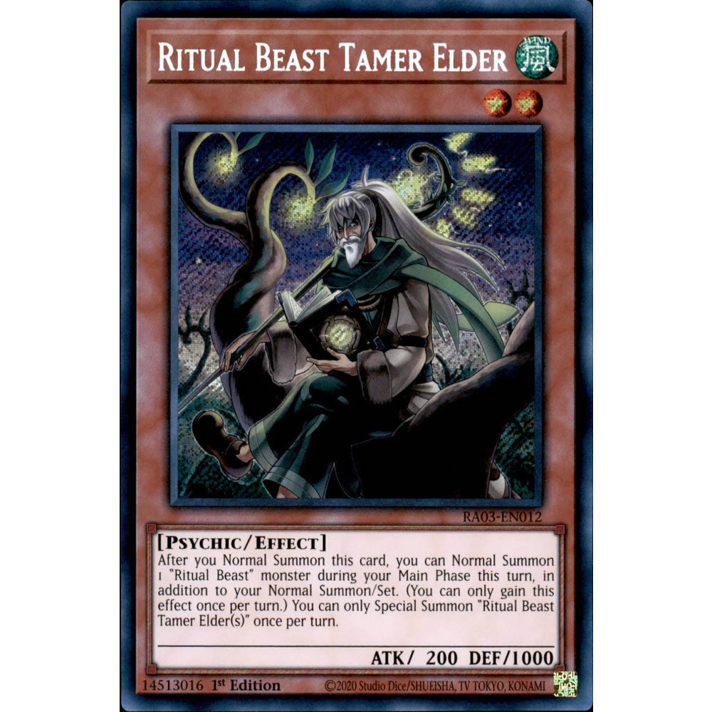 Ritual Beast Tamer Elder RA03-EN012 Yu-Gi-Oh! Card from the Quarter Century Bonanza Set