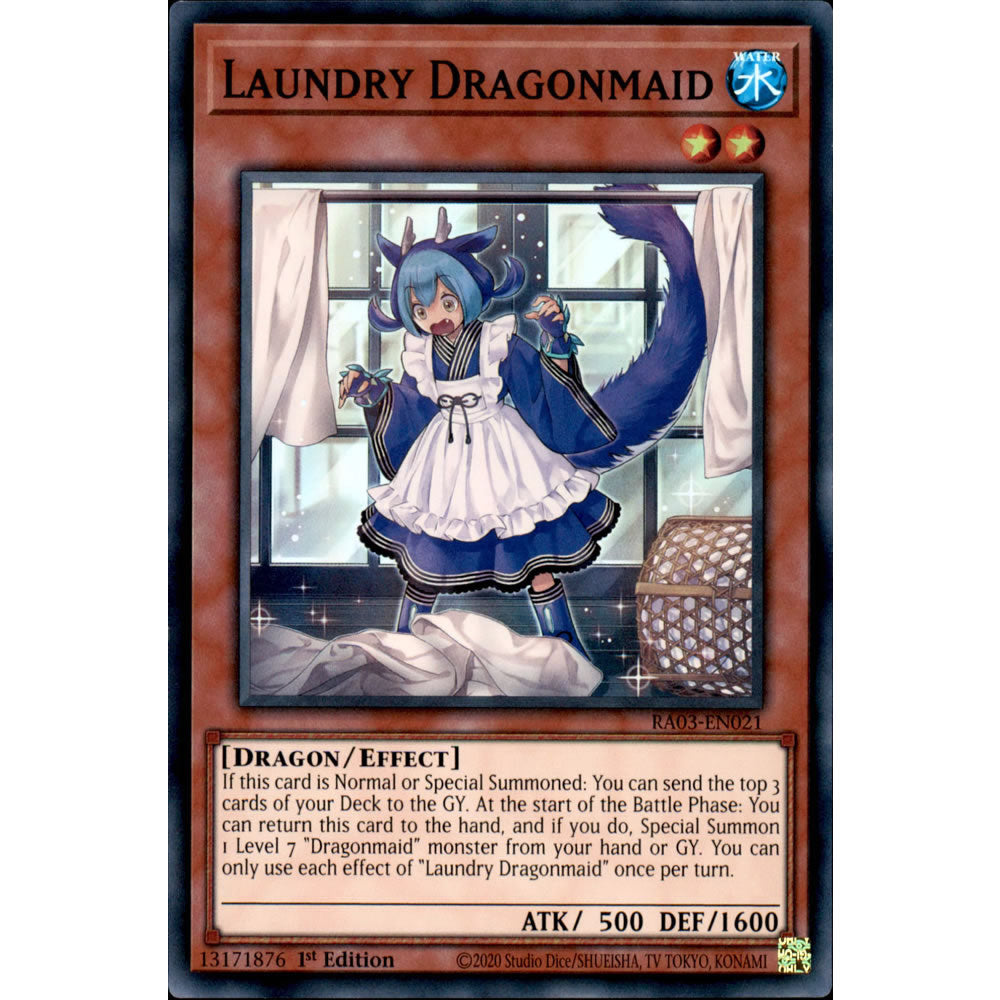 Laundry Dragonmaid RA03-EN021 Yu-Gi-Oh! Card from the Quarter Century Bonanza Set