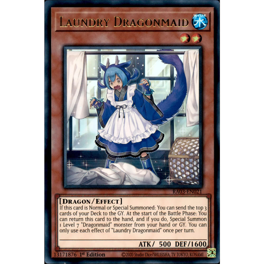 Laundry Dragonmaid RA03-EN021 Yu-Gi-Oh! Card from the Quarter Century Bonanza Set