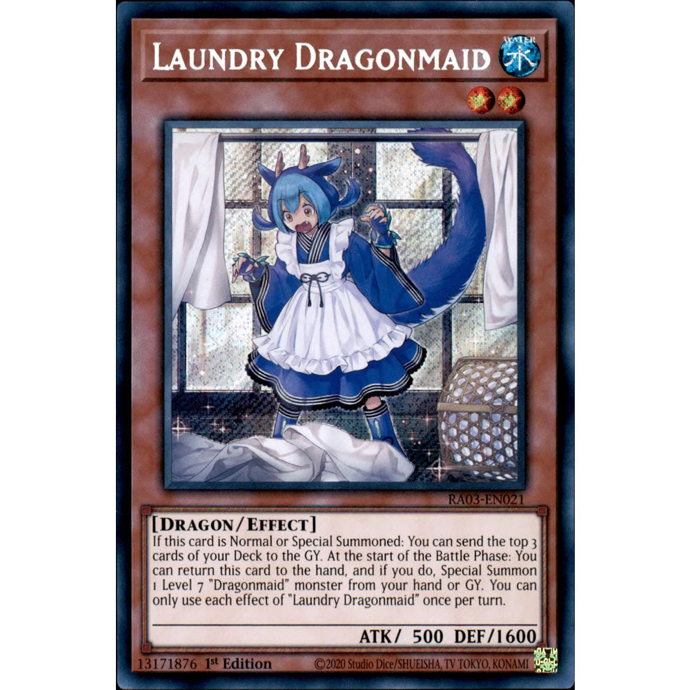 Laundry Dragonmaid RA03-EN021 Yu-Gi-Oh! Card from the Quarter Century Bonanza Set