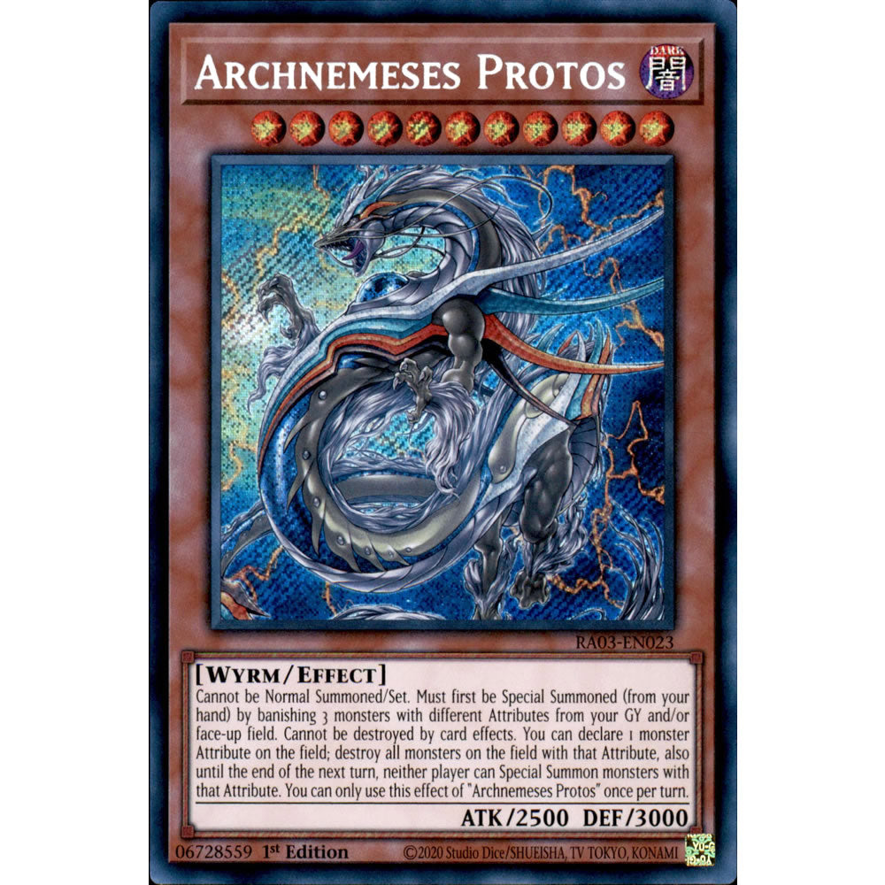 Archnemeses Protos RA03-EN023 Yu-Gi-Oh! Card from the Quarter Century Bonanza Set