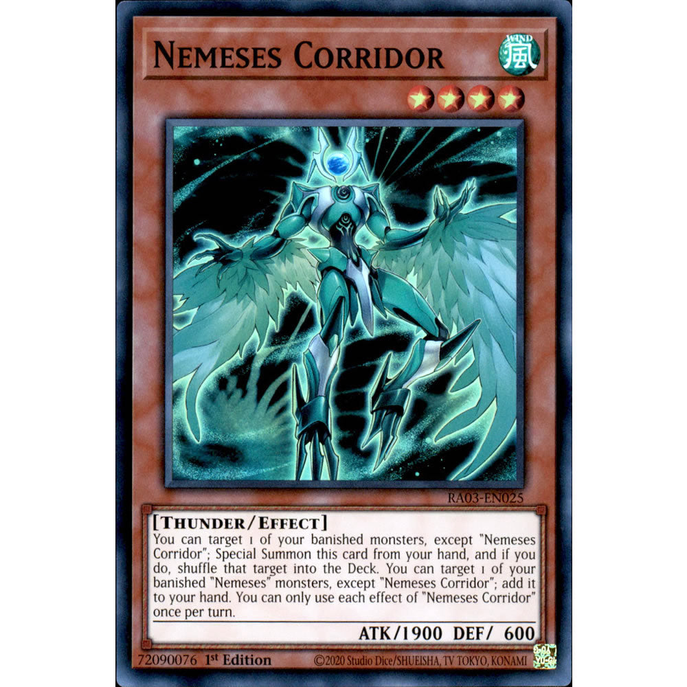 Nemeses Corridor RA03-EN025 Yu-Gi-Oh! Card from the Quarter Century Bonanza Set