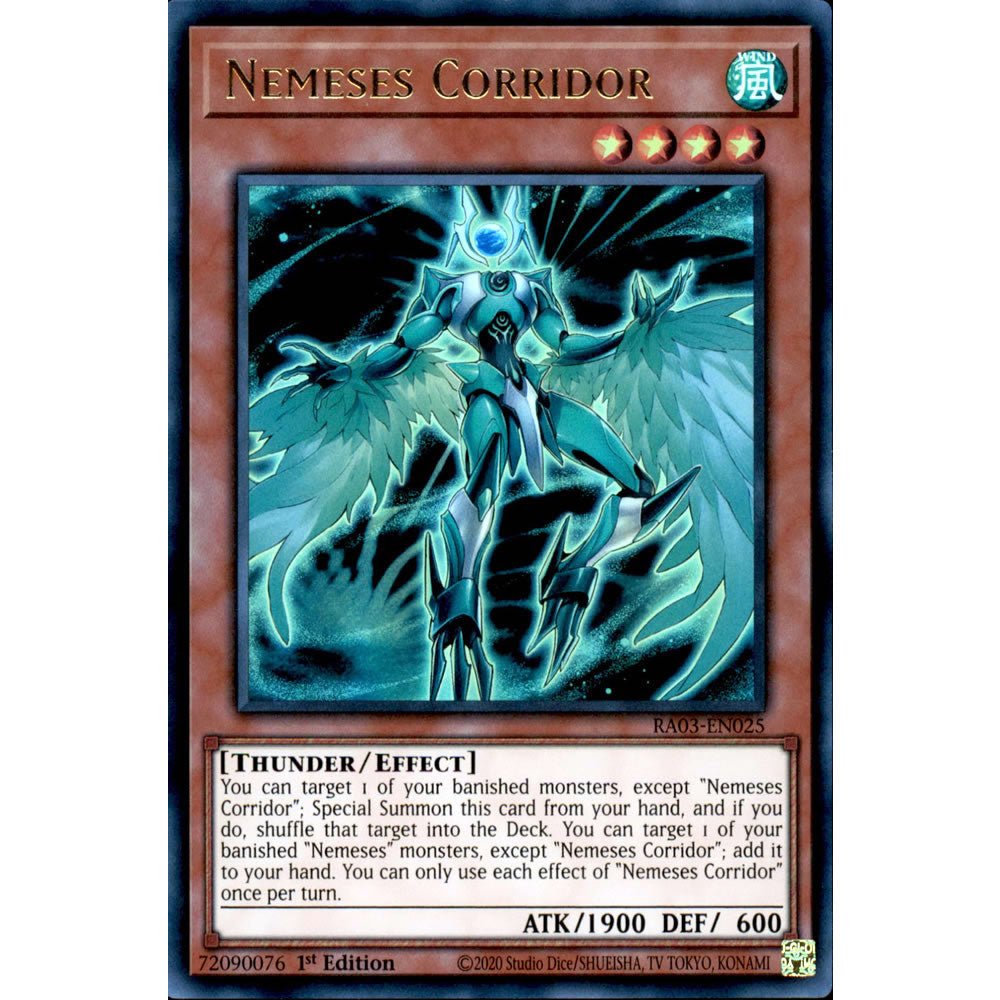 Nemeses Corridor RA03-EN025 Yu-Gi-Oh! Card from the Quarter Century Bonanza Set