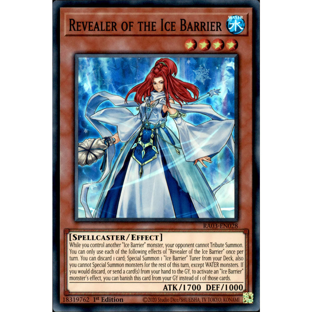 Revealer of the Ice Barrier RA03-EN028 Yu-Gi-Oh! Card from the Quarter Century Bonanza Set