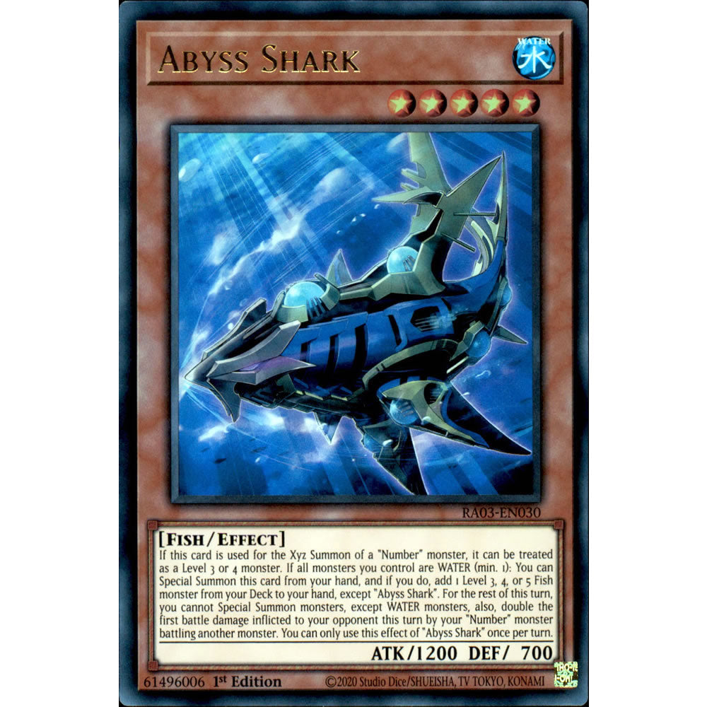 Abyss Shark RA03-EN030 Yu-Gi-Oh! Card from the Quarter Century Bonanza Set