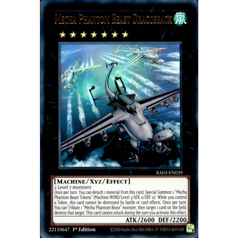 Mecha Phantom Beast Dracossack RA03-EN039 Yu-Gi-Oh! Card from the Quarter Century Bonanza Set