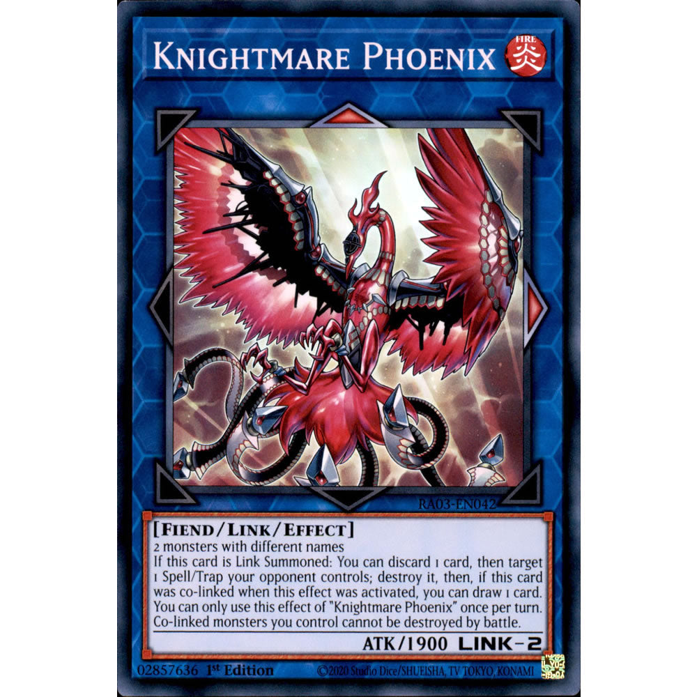 Knightmare Phoenix RA03-EN042 Yu-Gi-Oh! Card from the Quarter Century Bonanza Set