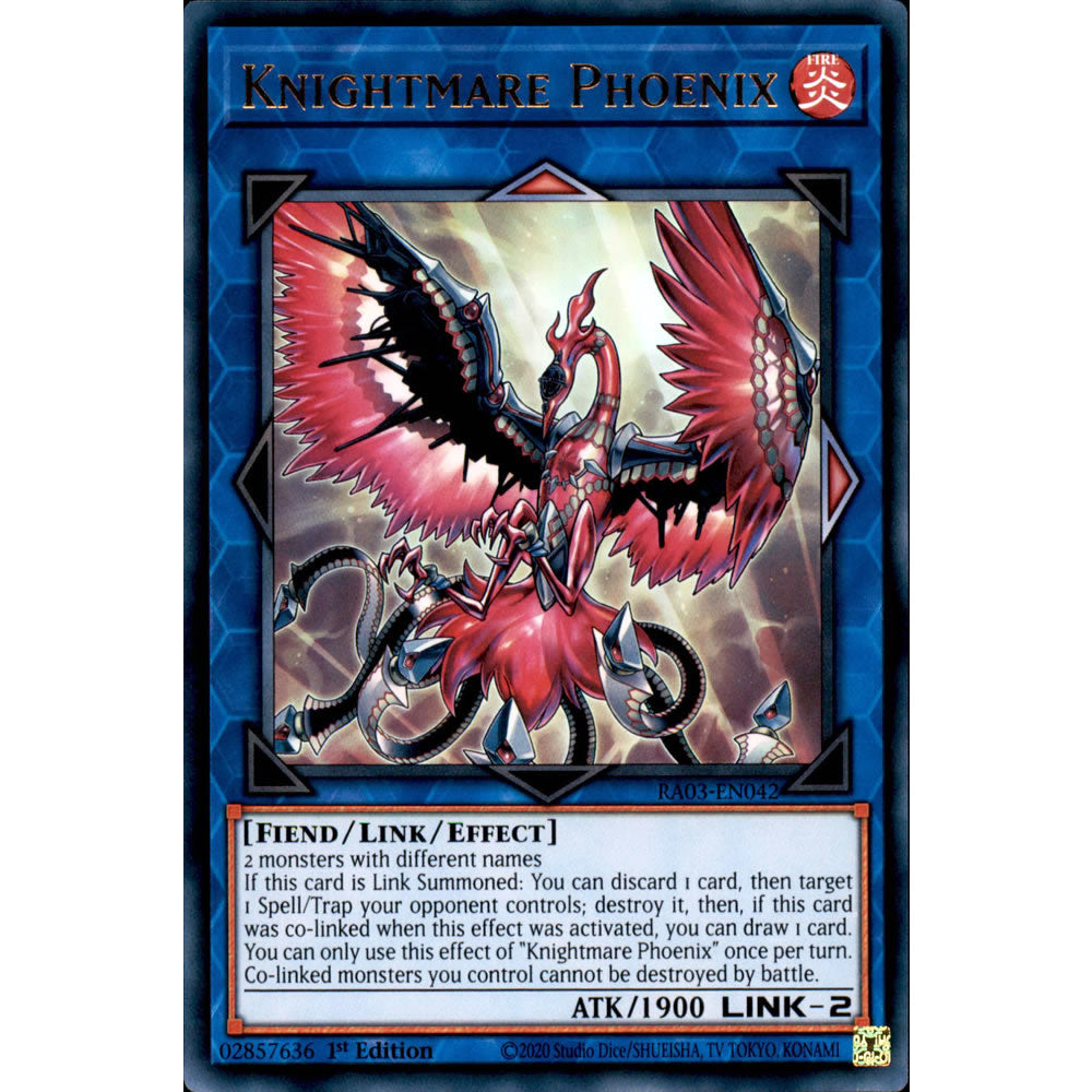 Knightmare Phoenix RA03-EN042 Yu-Gi-Oh! Card from the Quarter Century Bonanza Set