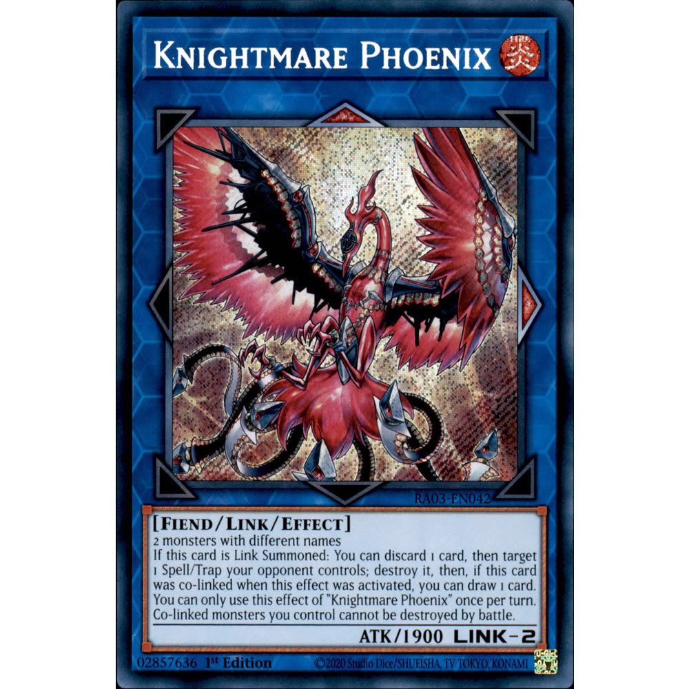 Knightmare Phoenix RA03-EN042 Yu-Gi-Oh! Card from the Quarter Century Bonanza Set