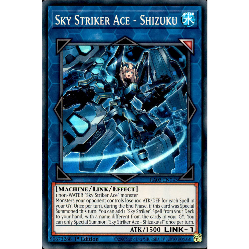 Sky Striker Ace - Shizuku RA03-EN043 Yu-Gi-Oh! Card from the Quarter Century Bonanza Set