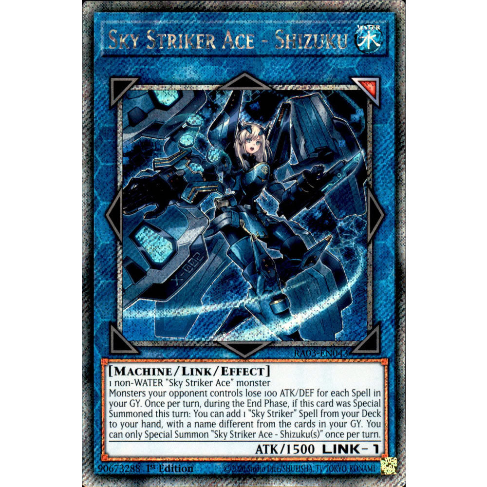 Sky Striker Ace - Shizuku RA03-EN043 Yu-Gi-Oh! Card from the Quarter Century Bonanza Set