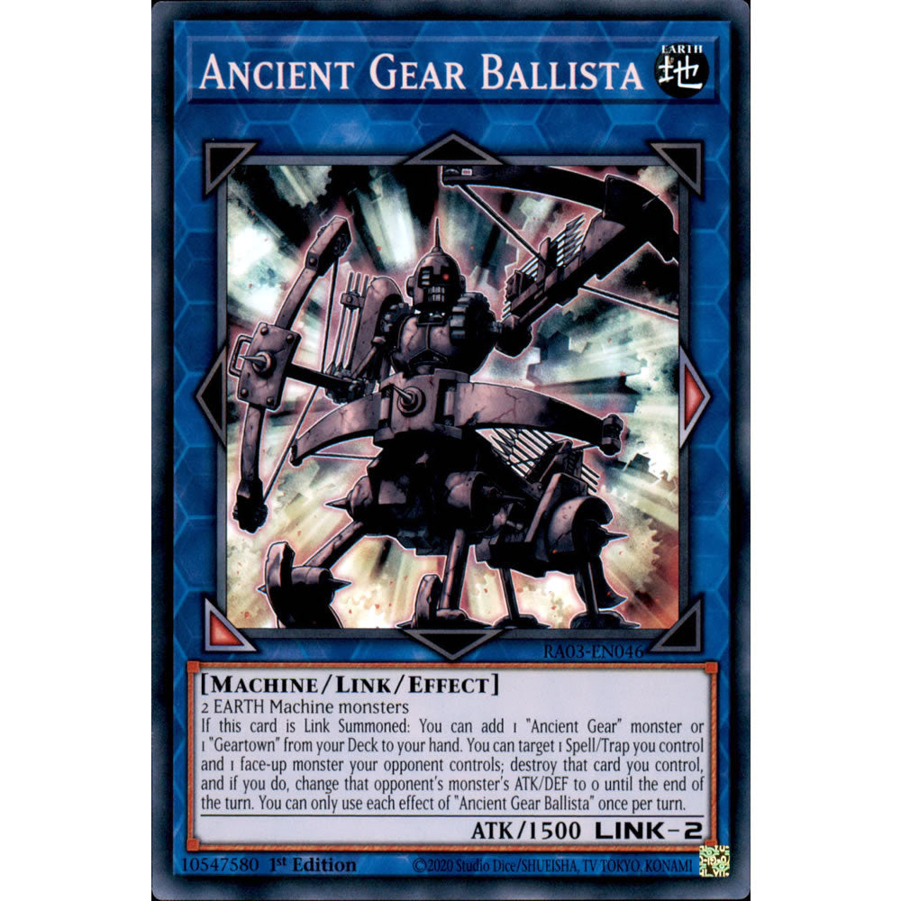 Ancient Gear Ballista RA03-EN046 Yu-Gi-Oh! Card from the Quarter Century Bonanza Set