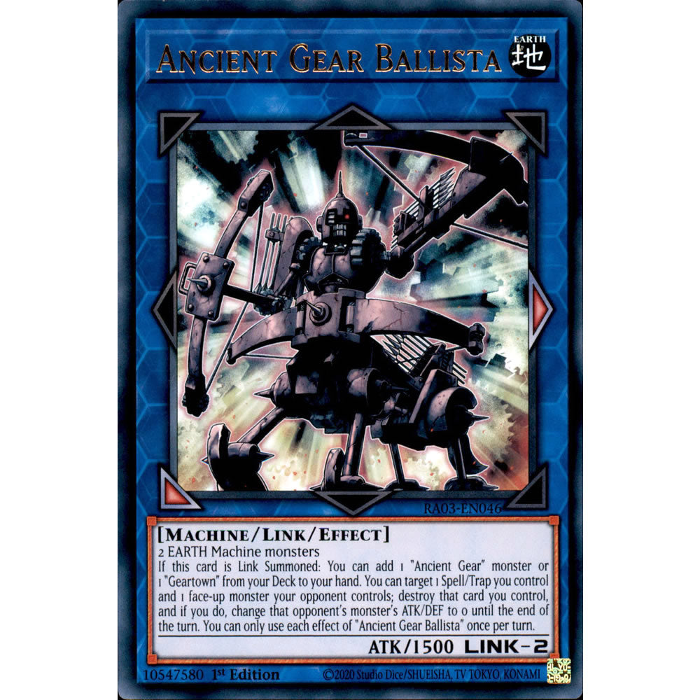 Ancient Gear Ballista RA03-EN046 Yu-Gi-Oh! Card from the Quarter Century Bonanza Set