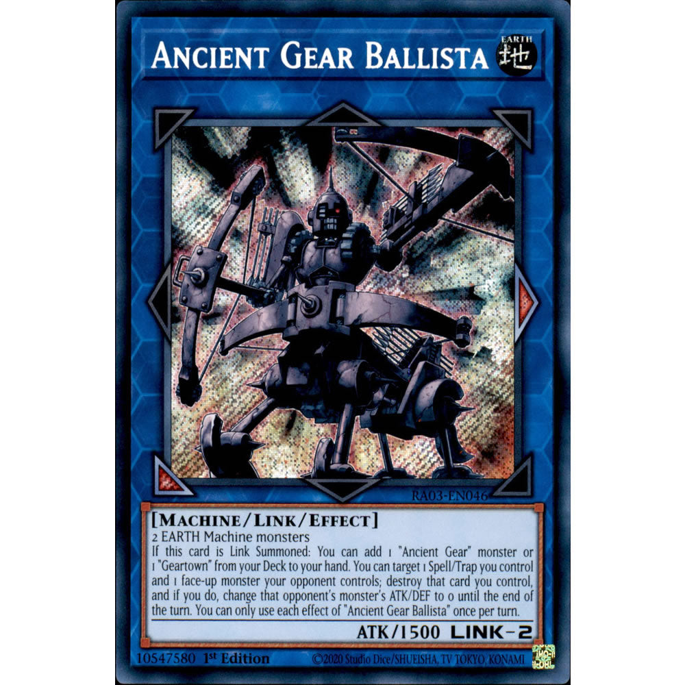 Ancient Gear Ballista RA03-EN046 Yu-Gi-Oh! Card from the Quarter Century Bonanza Set