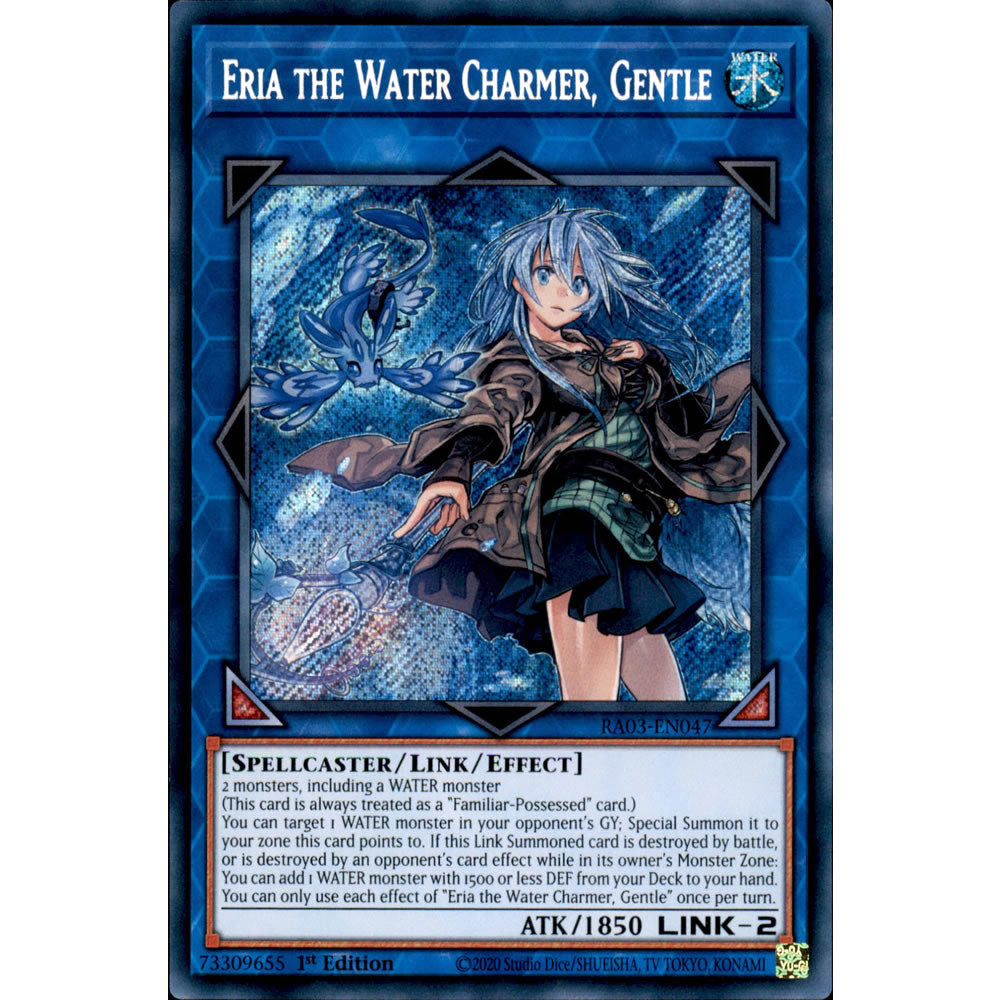 Eria the Water Charmer, Gentle RA03-EN047 Yu-Gi-Oh! Card from the Quarter Century Bonanza Set