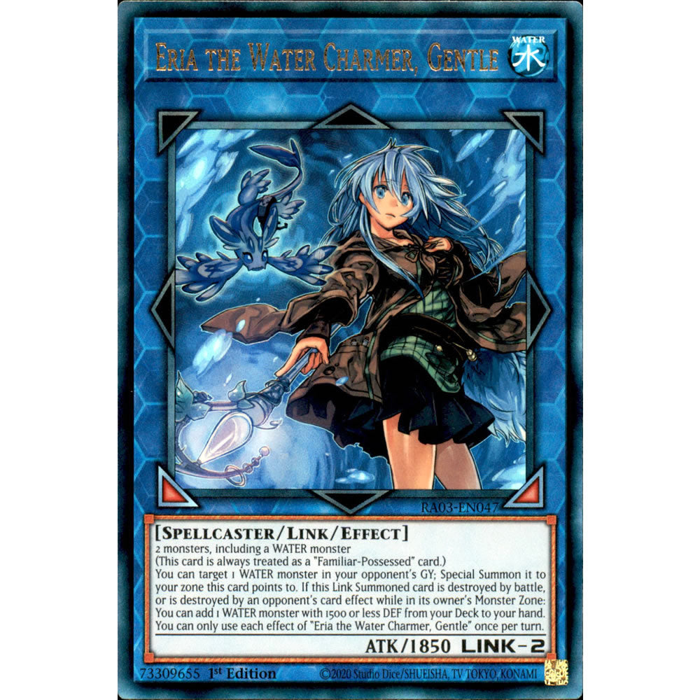 Eria the Water Charmer, Gentle RA03-EN047 Yu-Gi-Oh! Card from the Quarter Century Bonanza Set