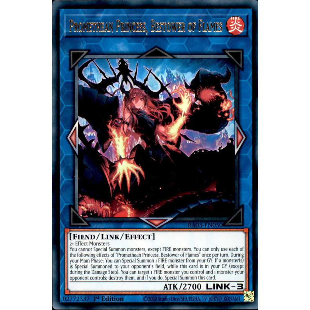 Promethean Princess, Bestower of Flames RA03-EN050 Yu-Gi-Oh! Card from the Quarter Century Bonanza Set