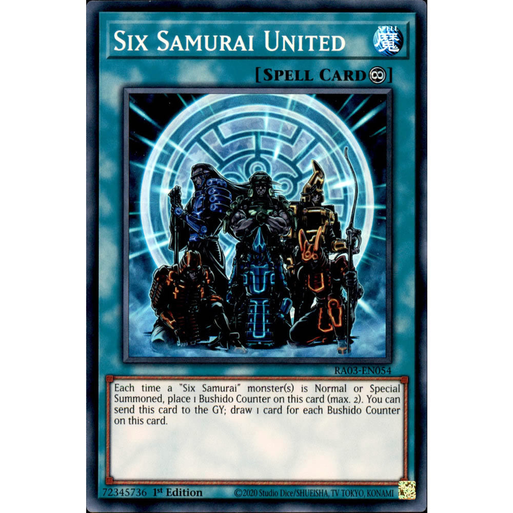 Six Samurai United RA03-EN054 Yu-Gi-Oh! Card from the Quarter Century Bonanza Set