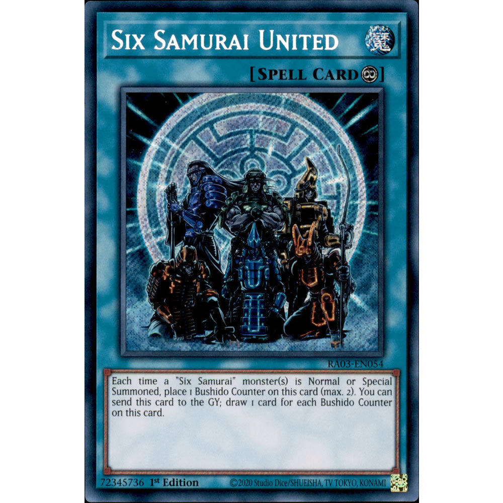 Six Samurai United RA03-EN054 Yu-Gi-Oh! Card from the Quarter Century Bonanza Set