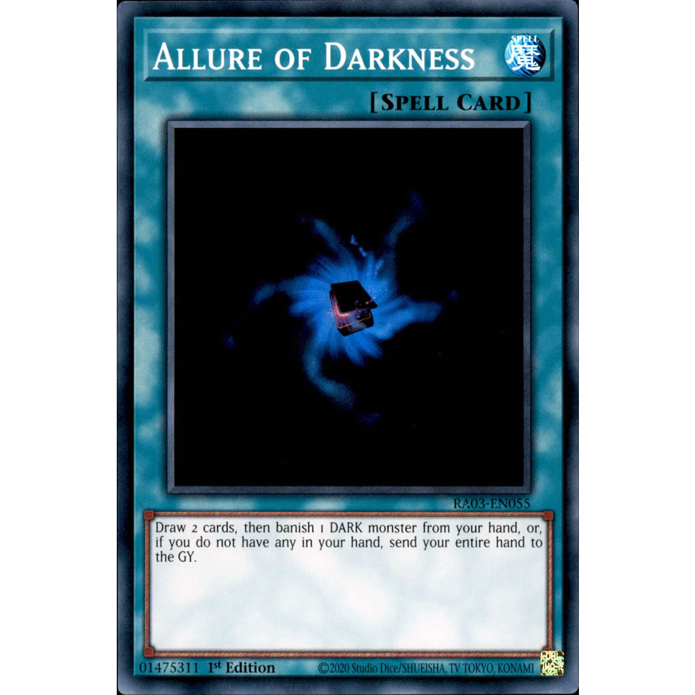 Allure of Darkness RA03-EN055 Yu-Gi-Oh! Card from the Quarter Century Bonanza Set