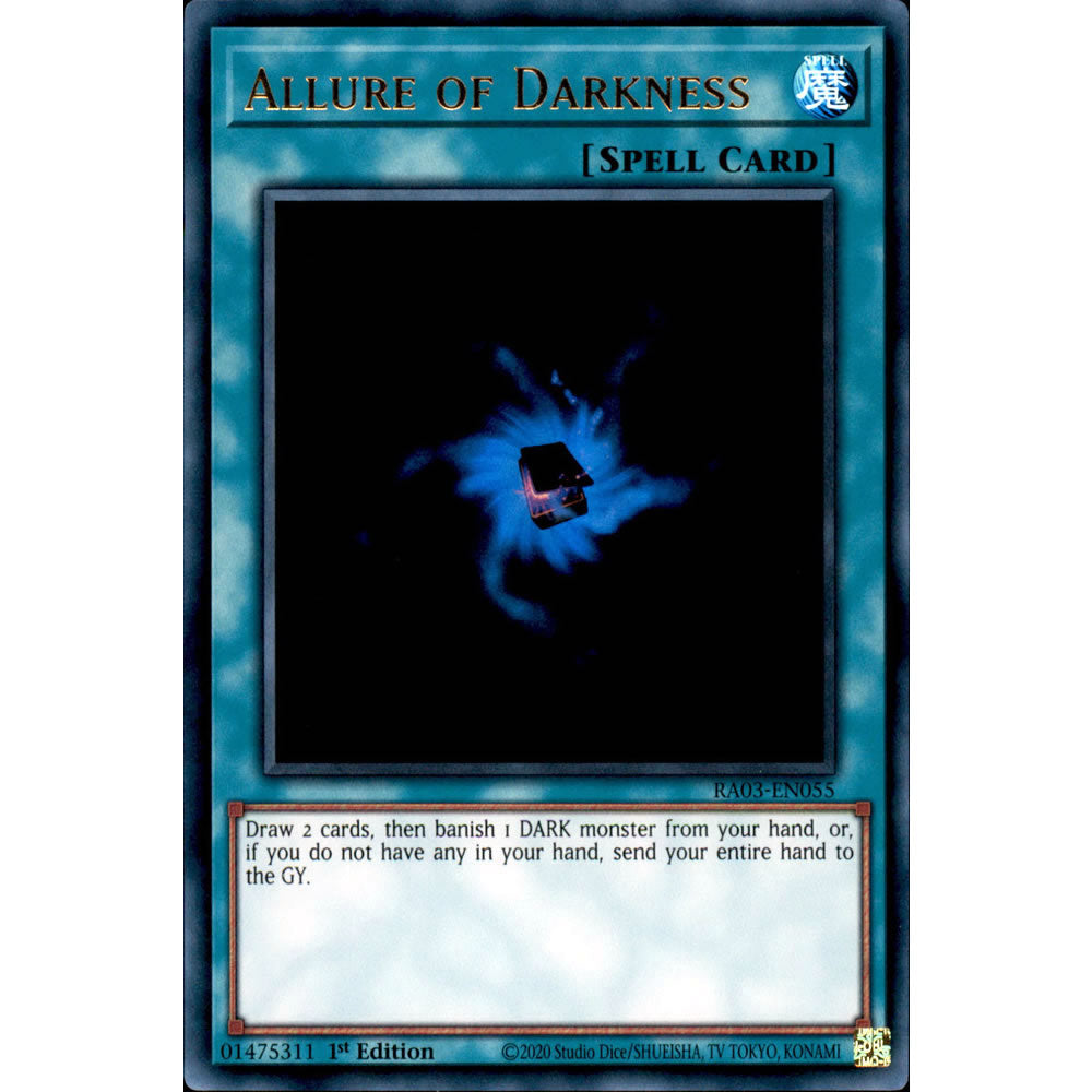 Allure of Darkness RA03-EN055 Yu-Gi-Oh! Card from the Quarter Century Bonanza Set