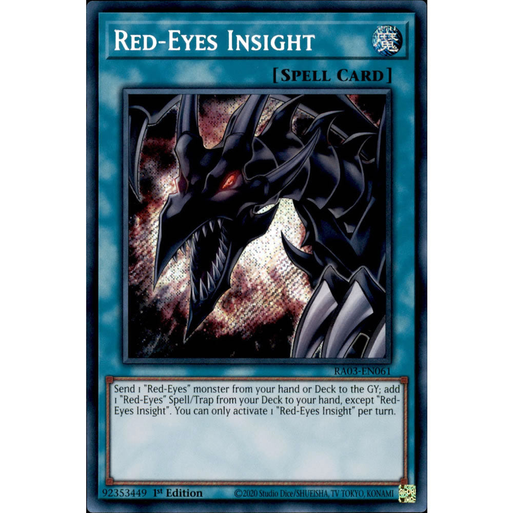 Red-Eyes Insight RA03-EN061 Yu-Gi-Oh! Card from the Quarter Century Bonanza Set