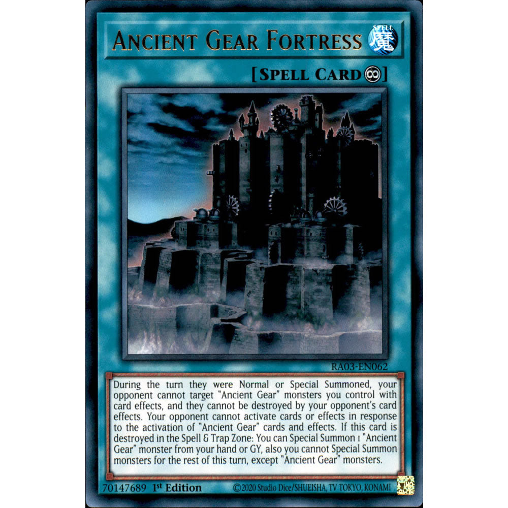 Ancient Gear Fortress RA03-EN062 Yu-Gi-Oh! Card from the Quarter Century Bonanza Set