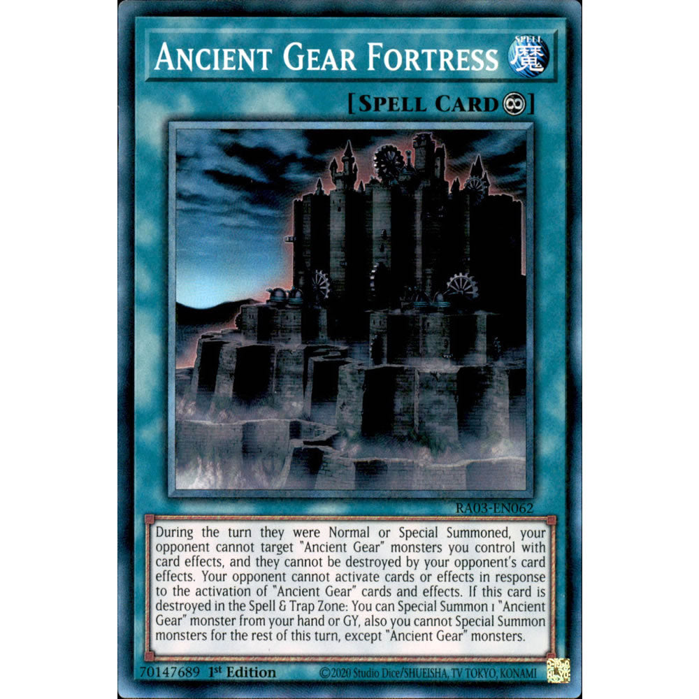 Ancient Gear Fortress RA03-EN062 Yu-Gi-Oh! Card from the Quarter Century Bonanza Set