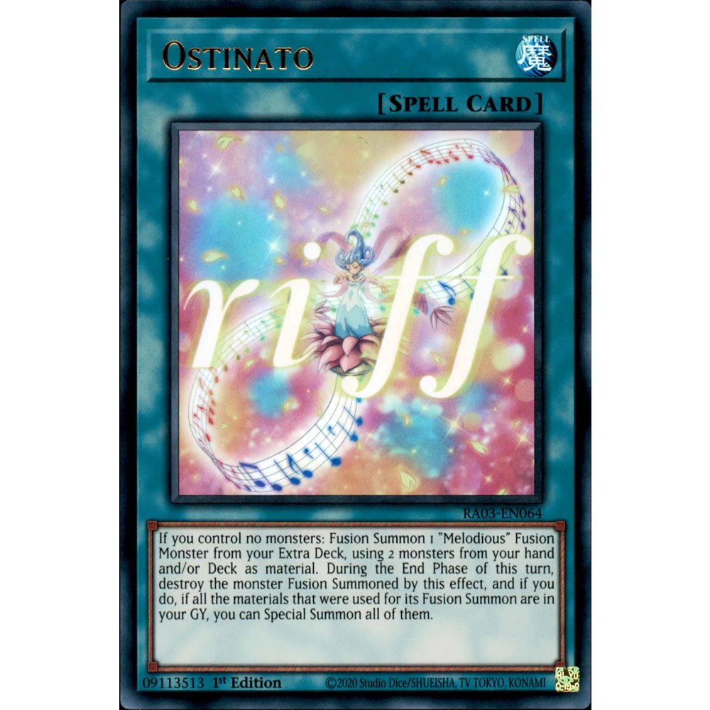 Ostinato RA03-EN064 Yu-Gi-Oh! Card from the Quarter Century Bonanza Set