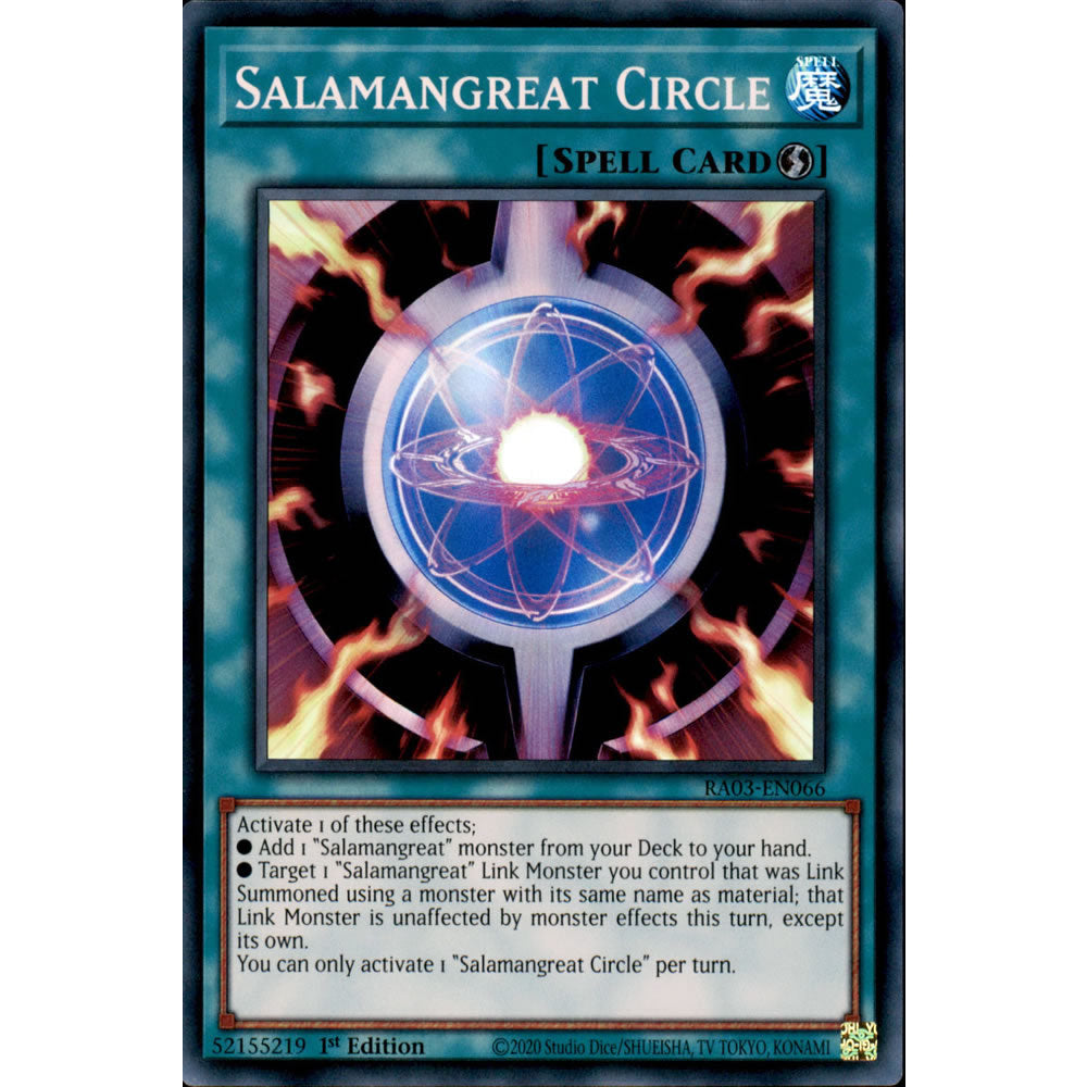 Salamangreat Circle RA03-EN066 Yu-Gi-Oh! Card from the Quarter Century Bonanza Set