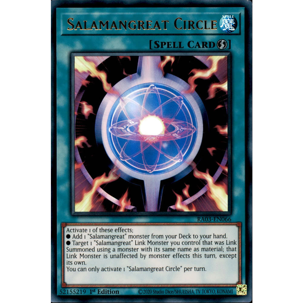 Salamangreat Circle RA03-EN066 Yu-Gi-Oh! Card from the Quarter Century Bonanza Set