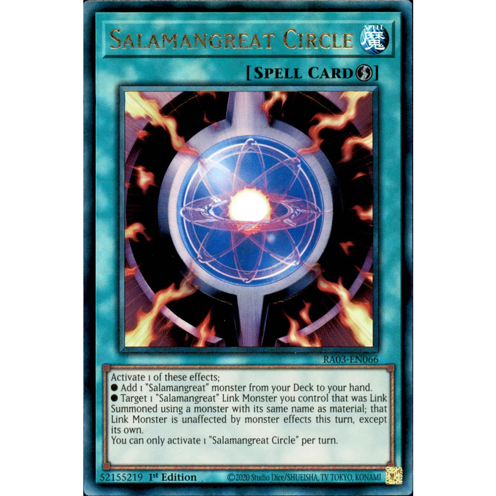 Salamangreat Circle RA03-EN066 Yu-Gi-Oh! Card from the Quarter Century Bonanza Set