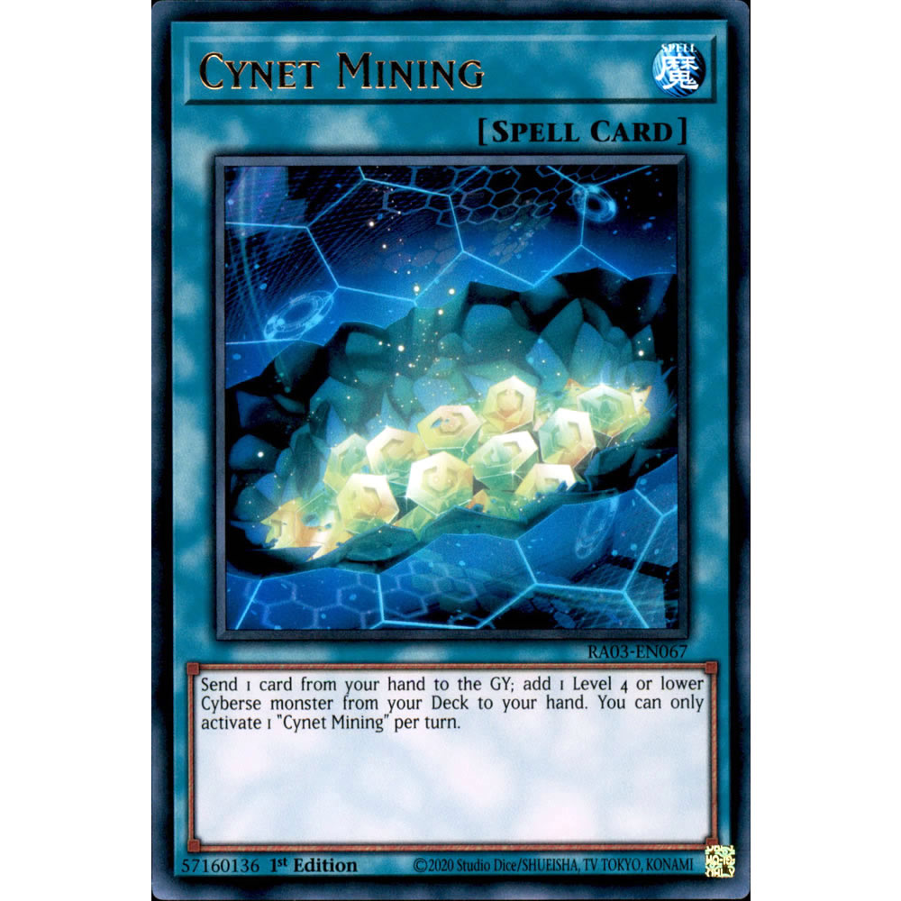 Cynet Mining RA03-EN067 Yu-Gi-Oh! Card from the Quarter Century Bonanza Set