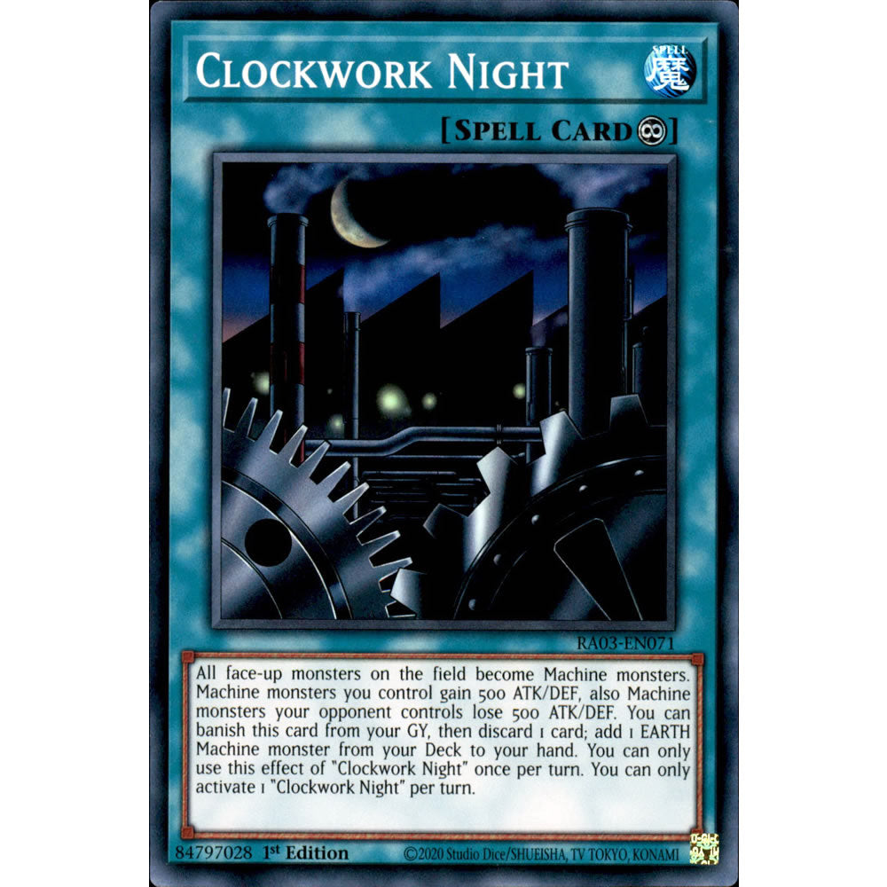 Clockwork Night RA03-EN071 Yu-Gi-Oh! Card from the Quarter Century Bonanza Set